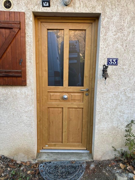  Porte d'entrée PVC 